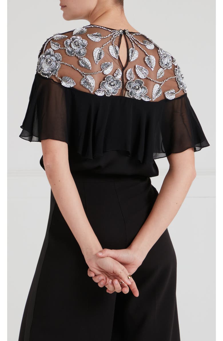 Temperley London Lana Top, Alternate, color, Black