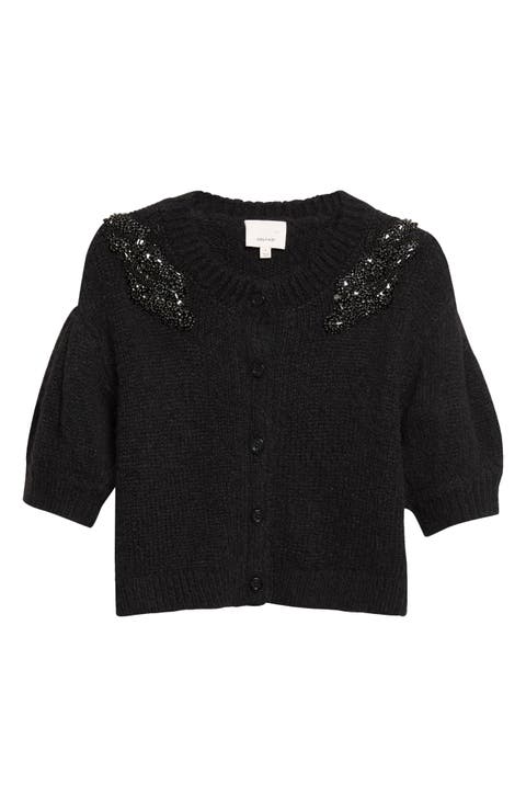 Millicent Crystal Ivy Embellished Cardigan
