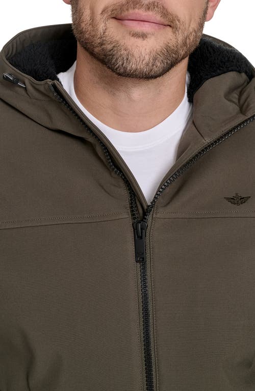 Dockers ® Fleece Lined Soft Shell Jacket In Gray