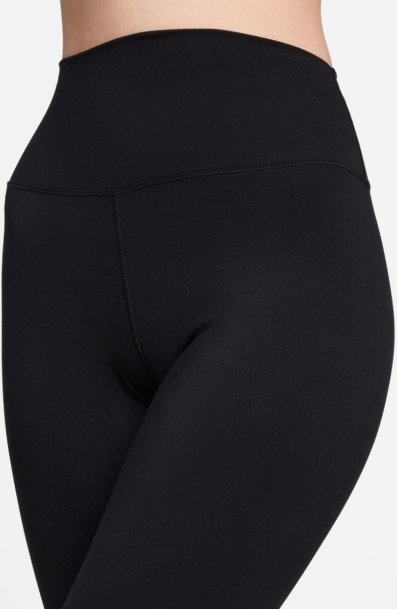 Nike One Dri-FIT High Waist Capri Leggings, Alternate, color, Black