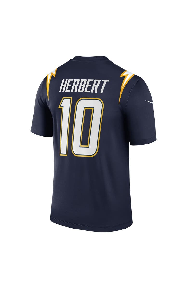 Nike Men's Nike Justin Herbert Navy Los Angeles Chargers Alternate Super Chargers Legend Player Performance Top, Alternate, color, Navy