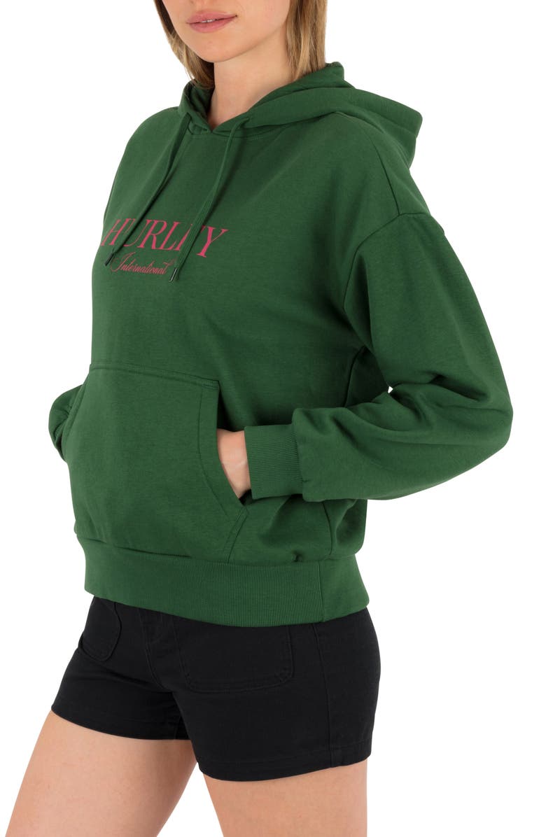 Hurley Nostalgic Hoodie, Alternate, color, Eden