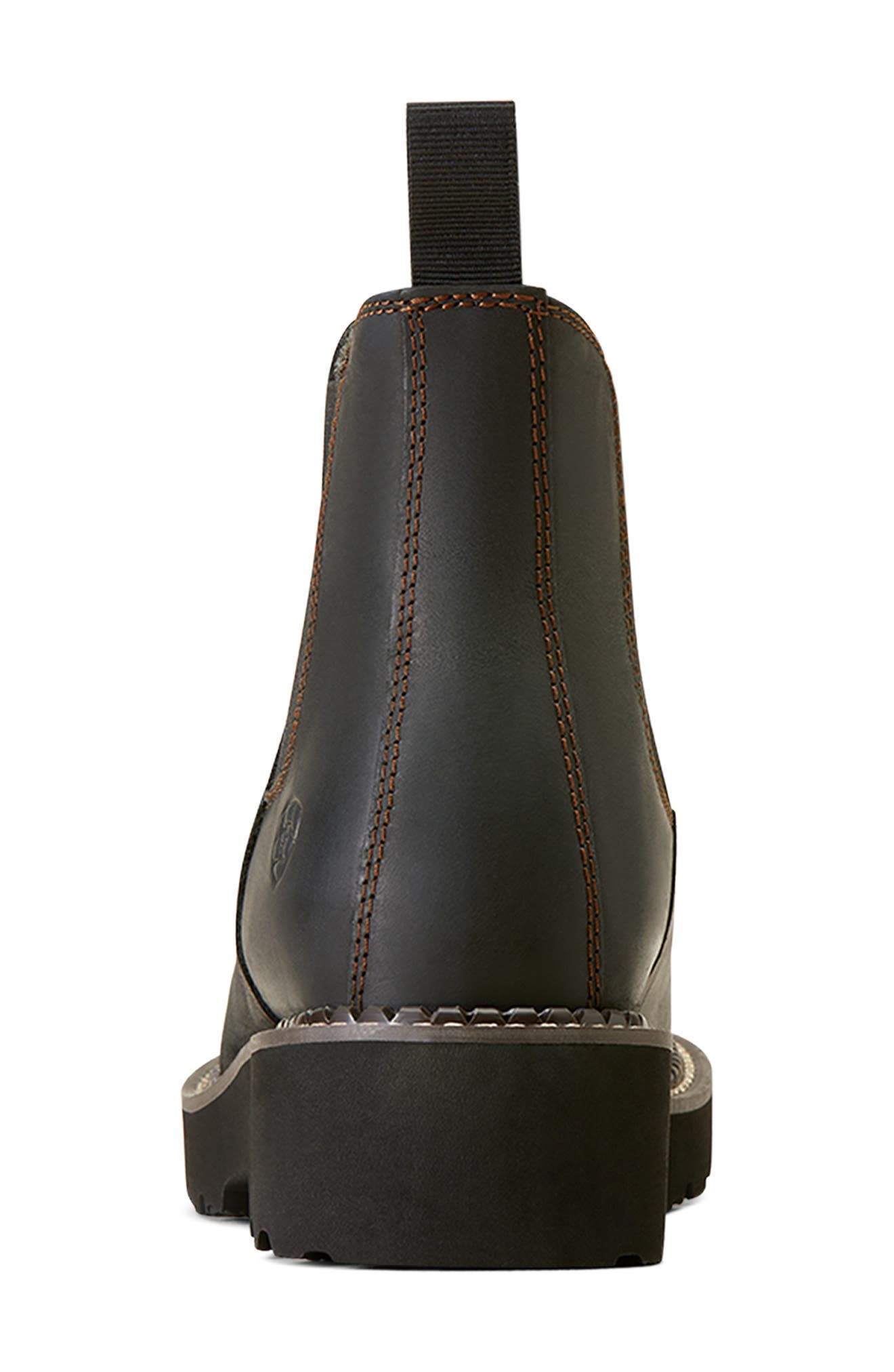 Ariat Lug Sole Chelsea Boot, Alternate, color, Black Deertan