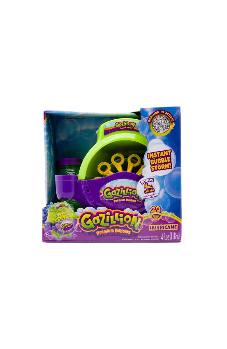 Gazillion Funrise Gazillion Hurricane Bubble Machine, Alternate, color, Multicolored