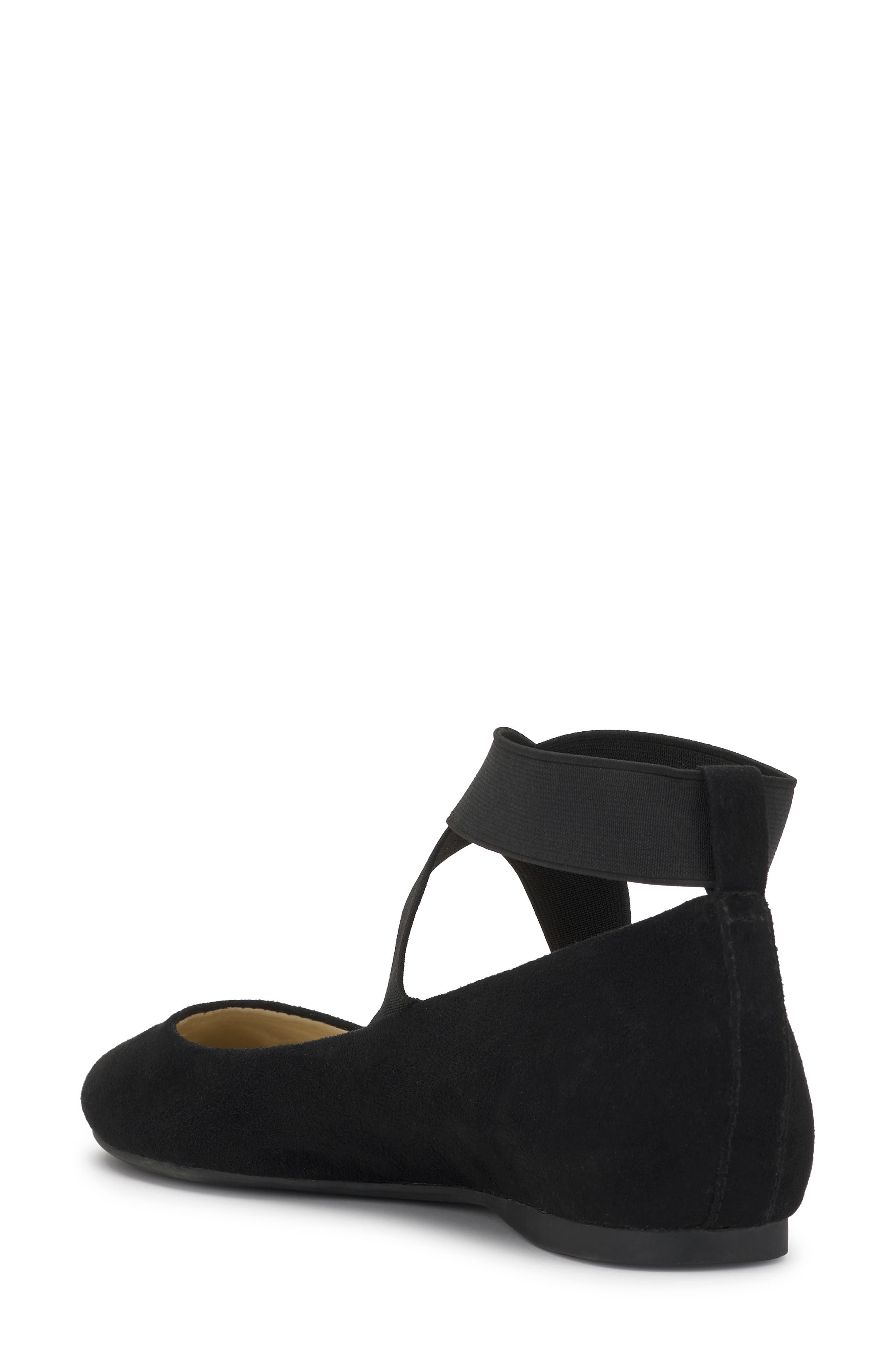 Jessica Simpson Mandayss Ankle Strap Ballet Flat, Alternate, color, Black 02