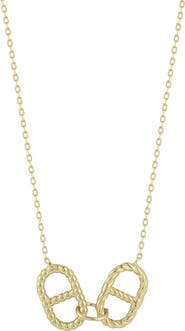 Ember Fine Jewelry 14K Gold Mariner Link Pendant Necklace