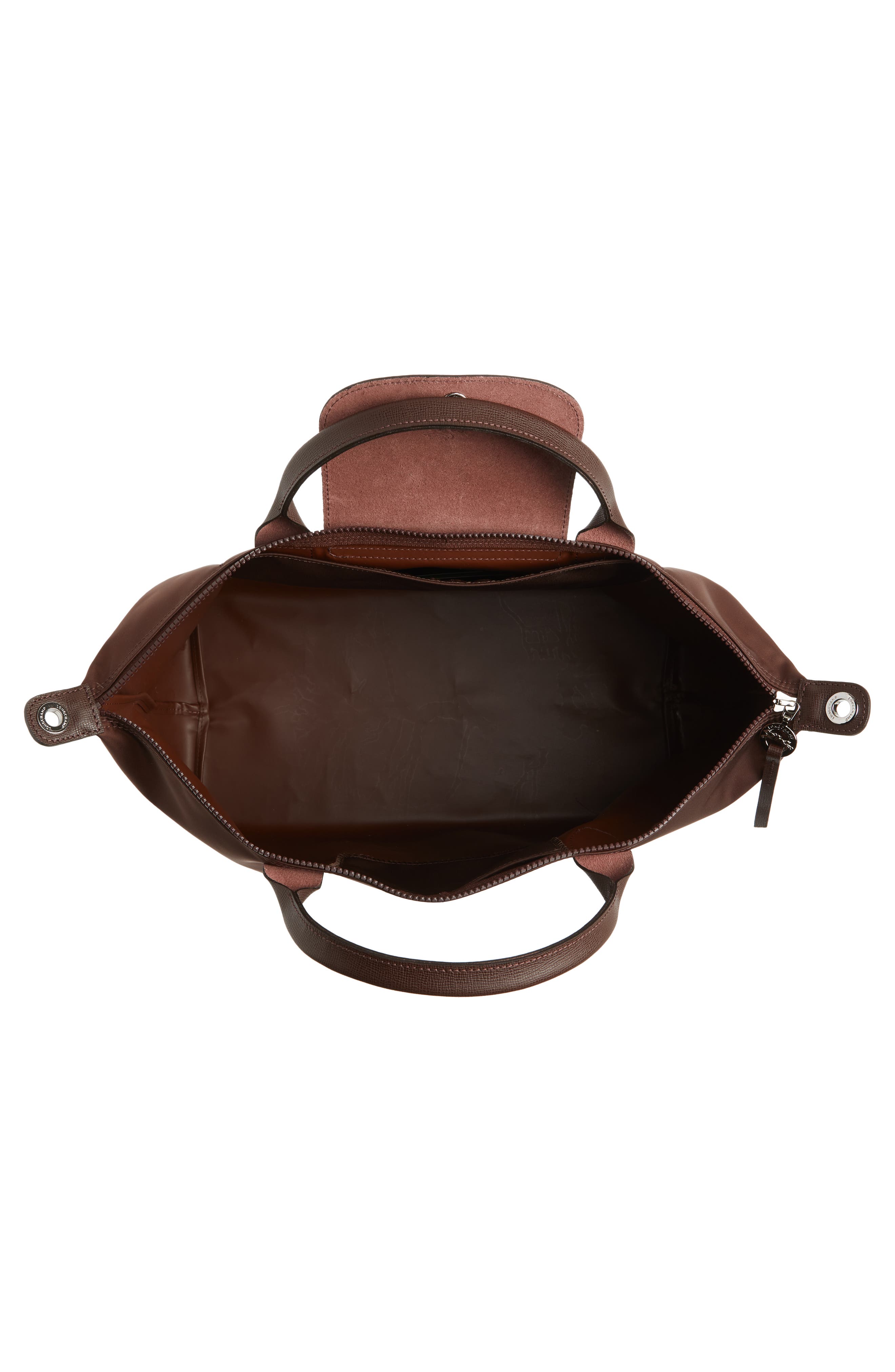 Large Le Pliage Neo Travel Bag, Alternate, color, CHOCOLATE