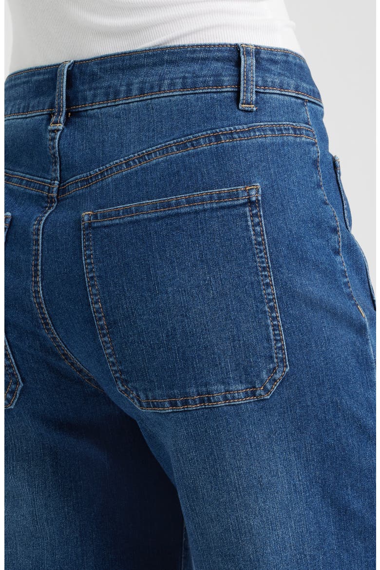 Patch Pocket Wide Leg Jeans, Alternate, color, HENDERSON