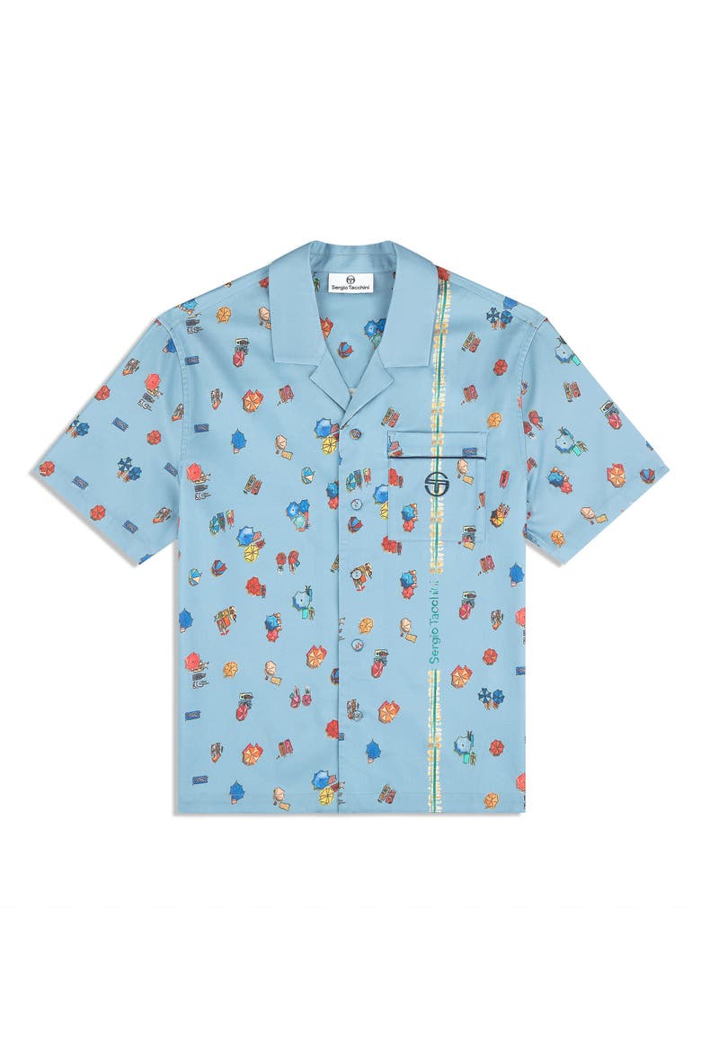 Tosca Cabana Shirt, Alternate, color, FADED DENIM