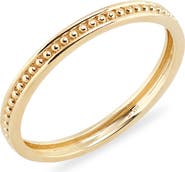 Bony Levy BLG 14K Gold Textured Stackable Ring