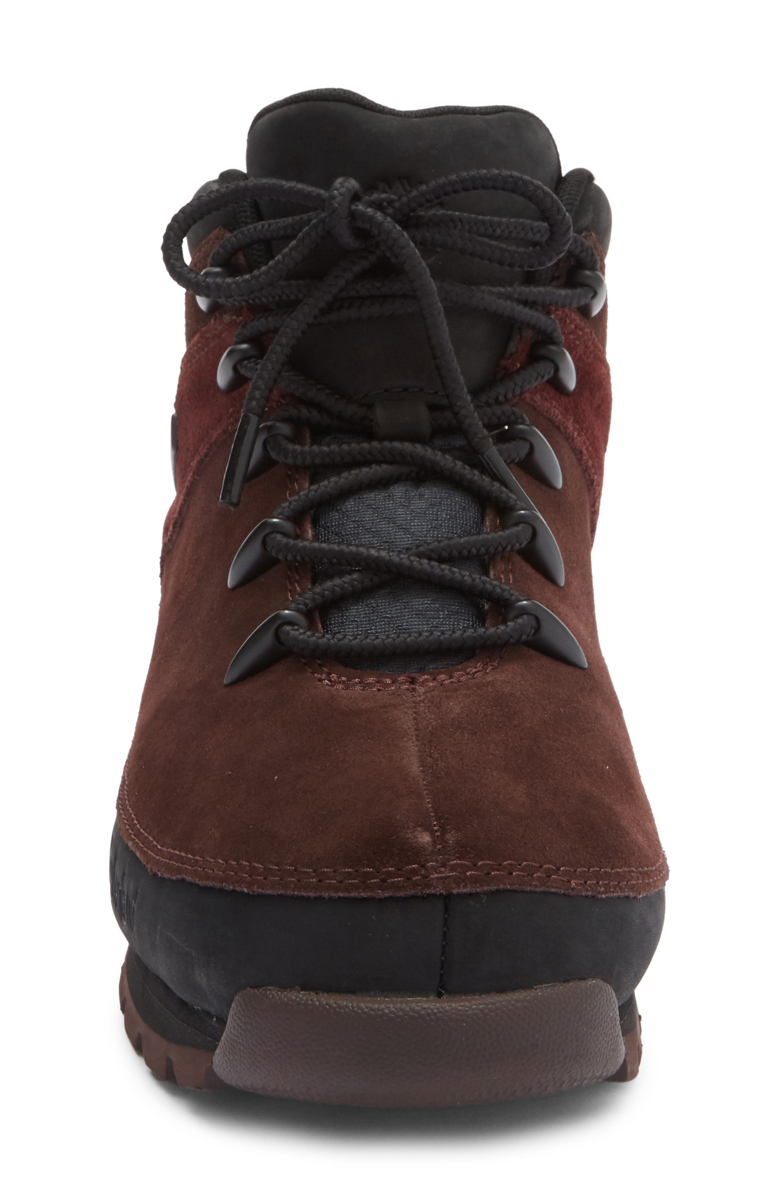 Timberland Euro Spring Mid Hiking Boot, Alternate, color, Dark Brown Suede