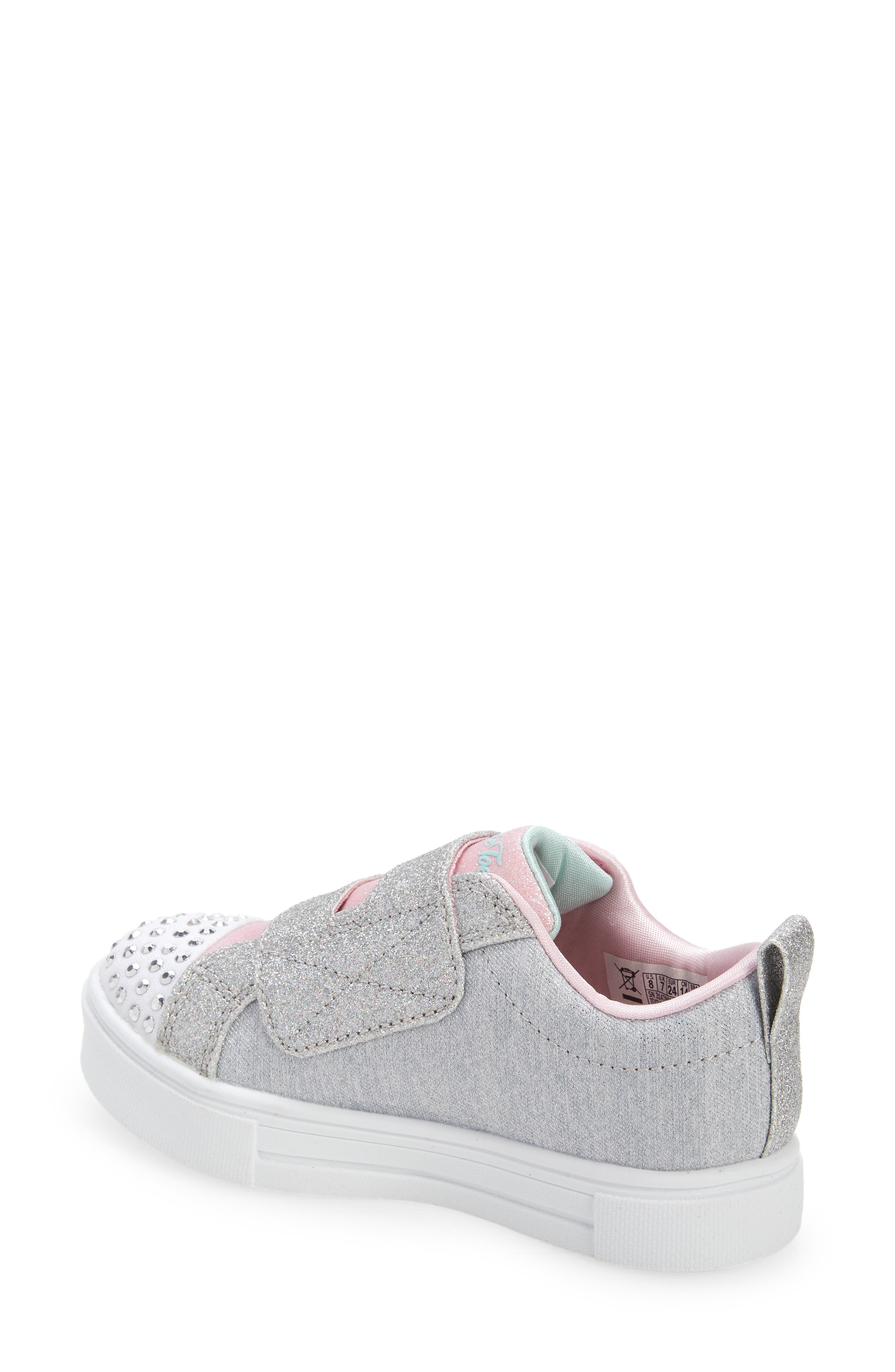 SKECHERS Twinkle Toes Twinkle Sparks Light-Up Sneaker, Alternate, color, 