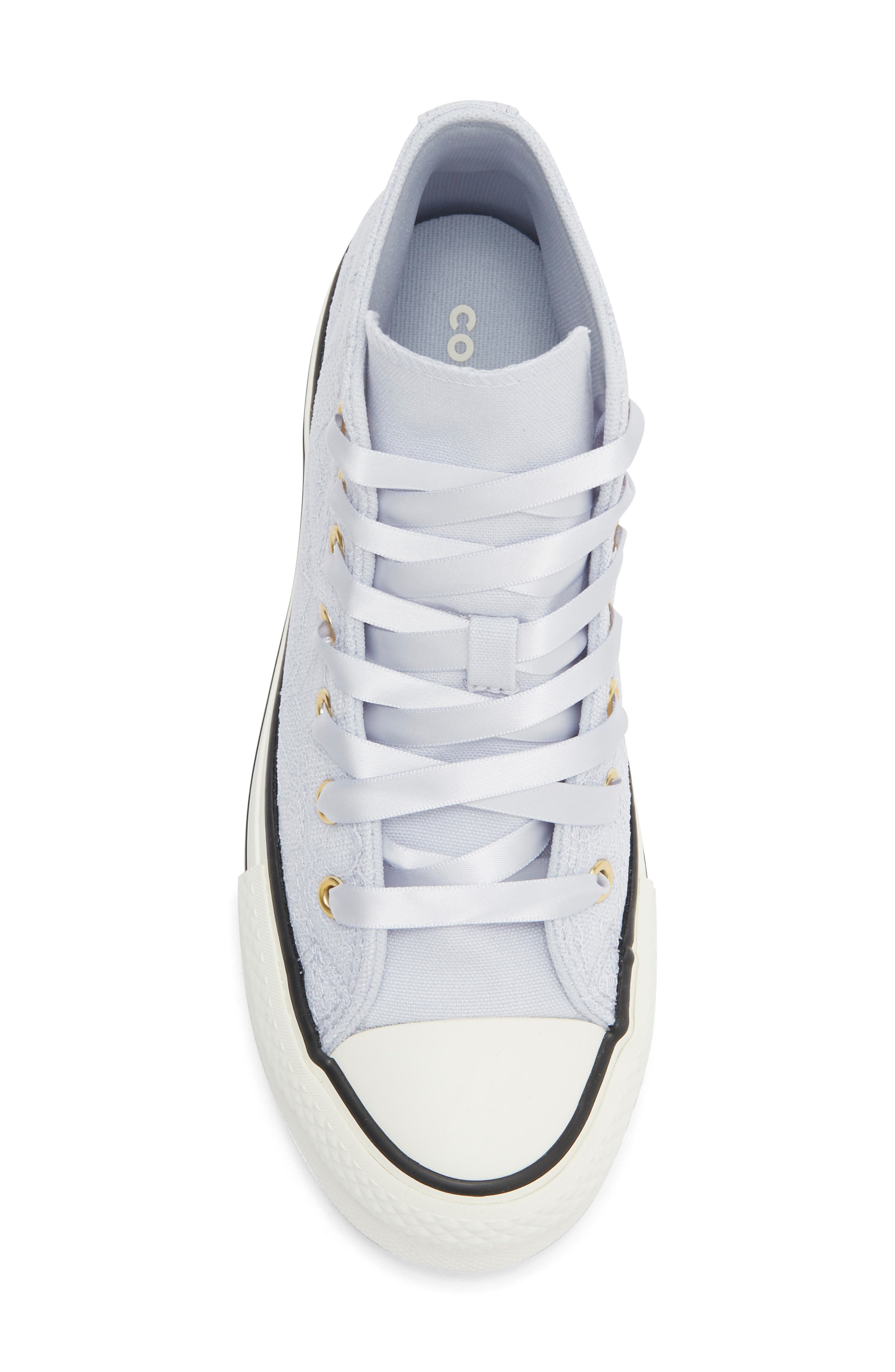 Kids' Chuck Taylor® All Star® Lift Platform High Top Sneaker, Alternate, color, ALMOST LAVENDER/ GOLD