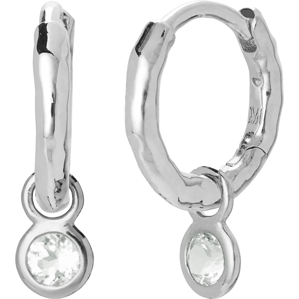 Monica Vinader Mini Huggie Earrings