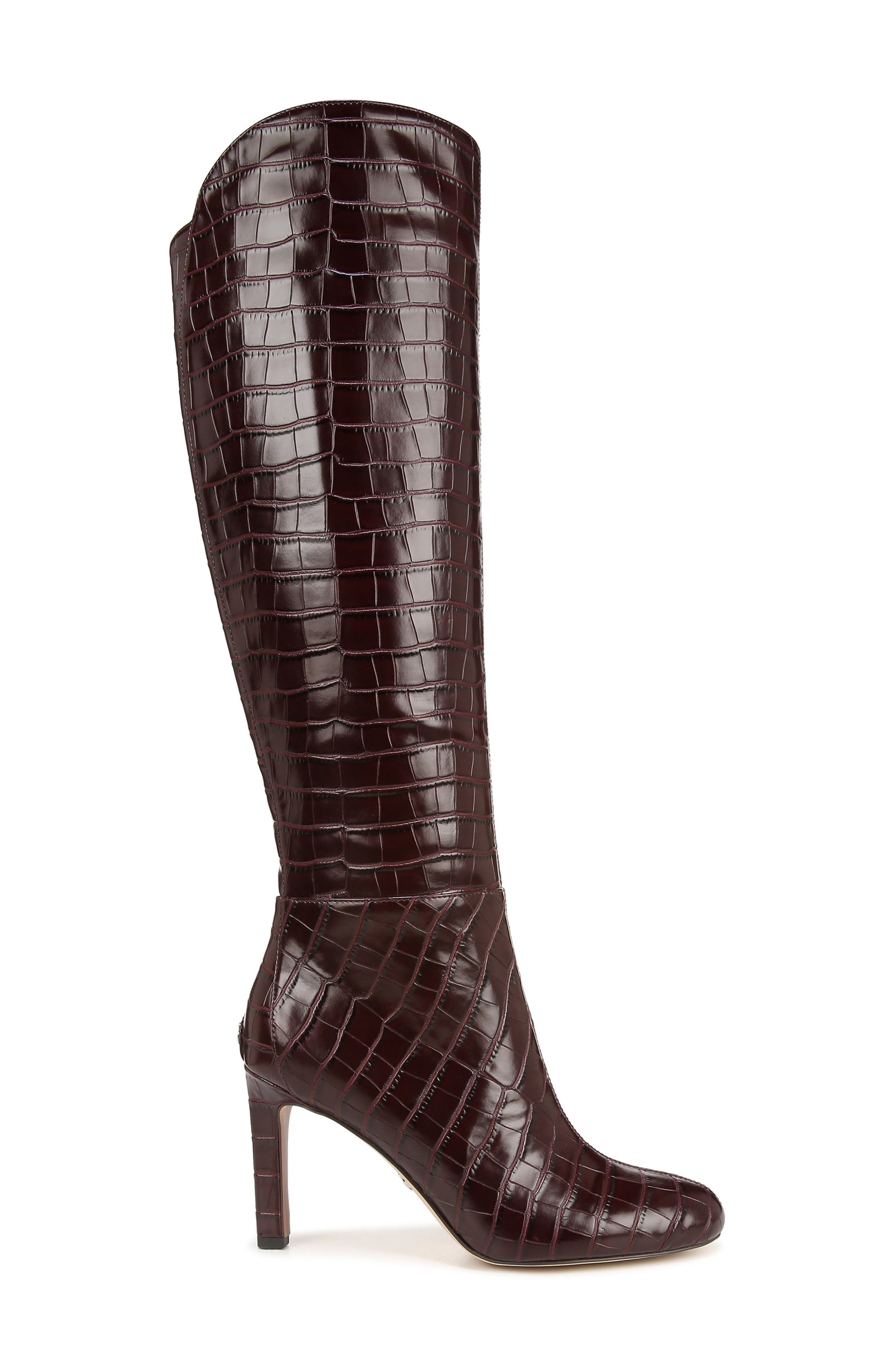 Shauna Knee High Boot, Alternate, color, PORT WINE