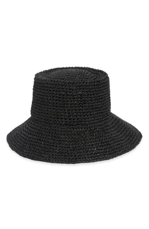Lantern Packable Straw Bucket Hat