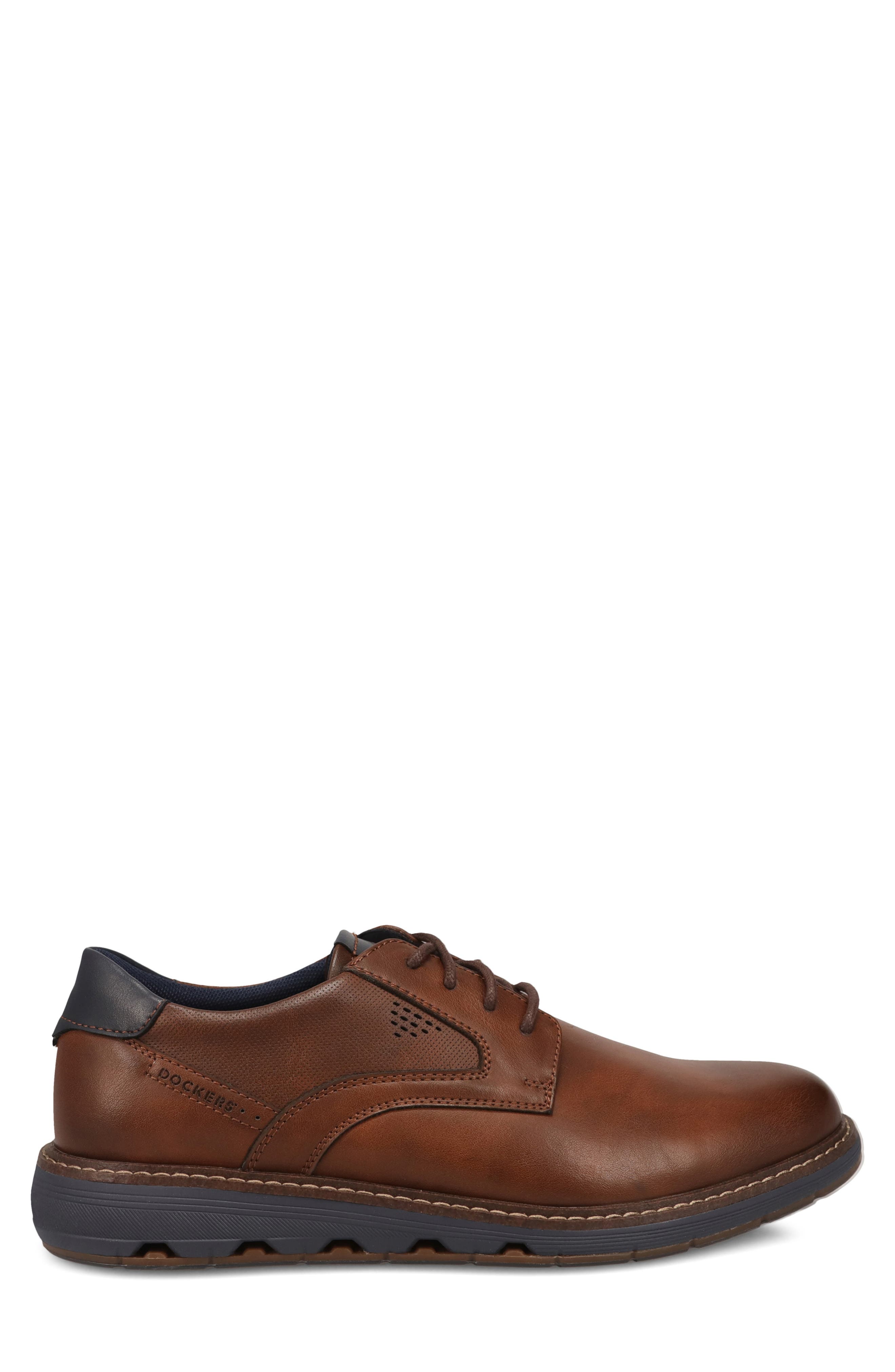 Mateo Faux Leather Oxford, Alternate, color, COGNAC