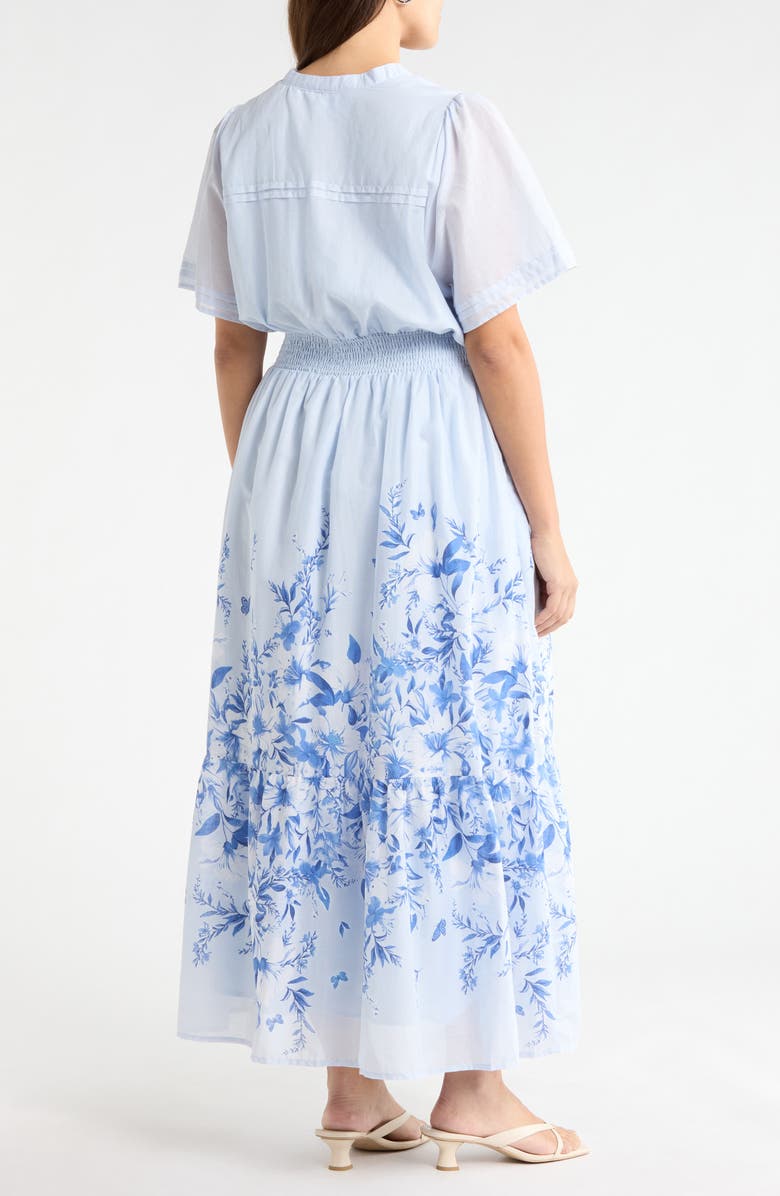 SUGARLIPS Fernie Field Janey Cotton Poplin Maxi Dress, Alternate, color, Lt-Blue