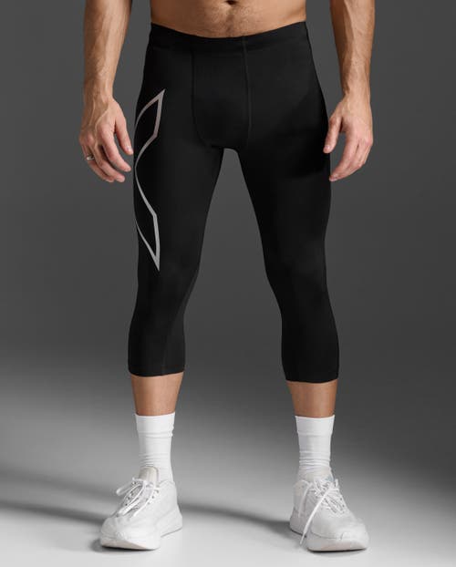 2xu Core Compression 3/4 Tights In Black