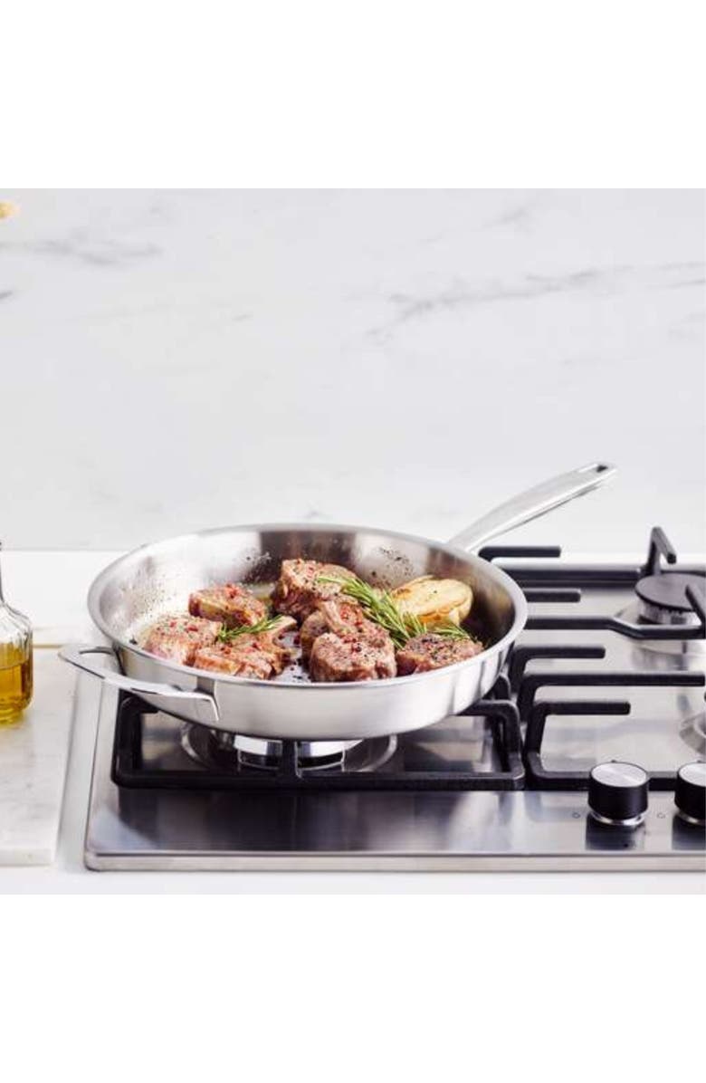 Beka Maestro 5-Ply Stainless Steel Frying Pan, Alternate, color, Stainless Steel