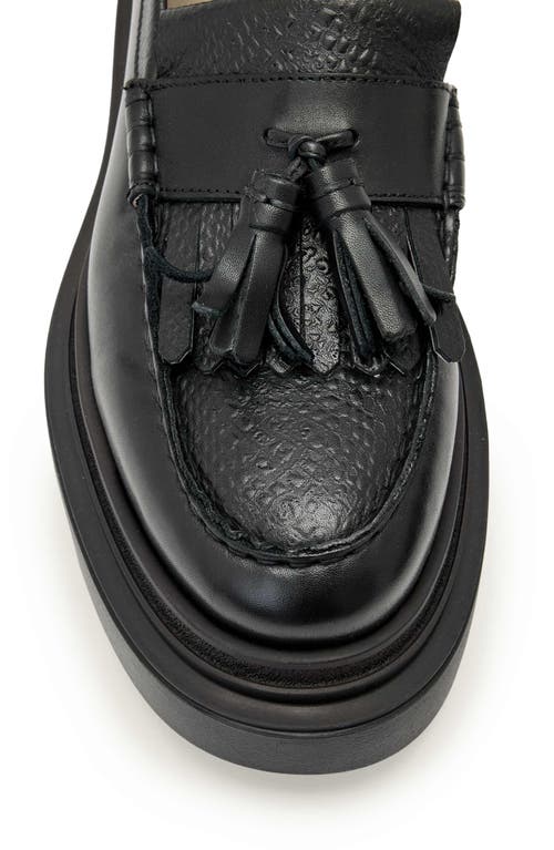 Allsaints Beth Tassel Loafer In Black