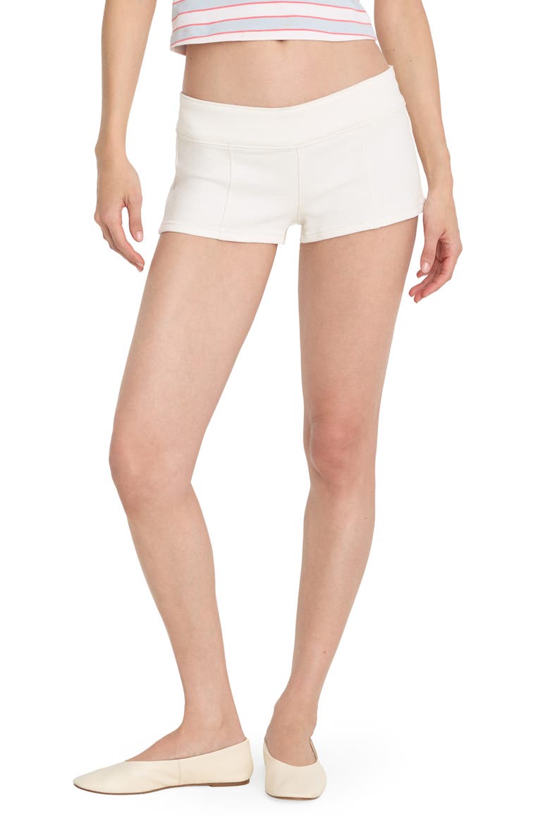 Micro Shorts, Main, color, COTTON WHITE