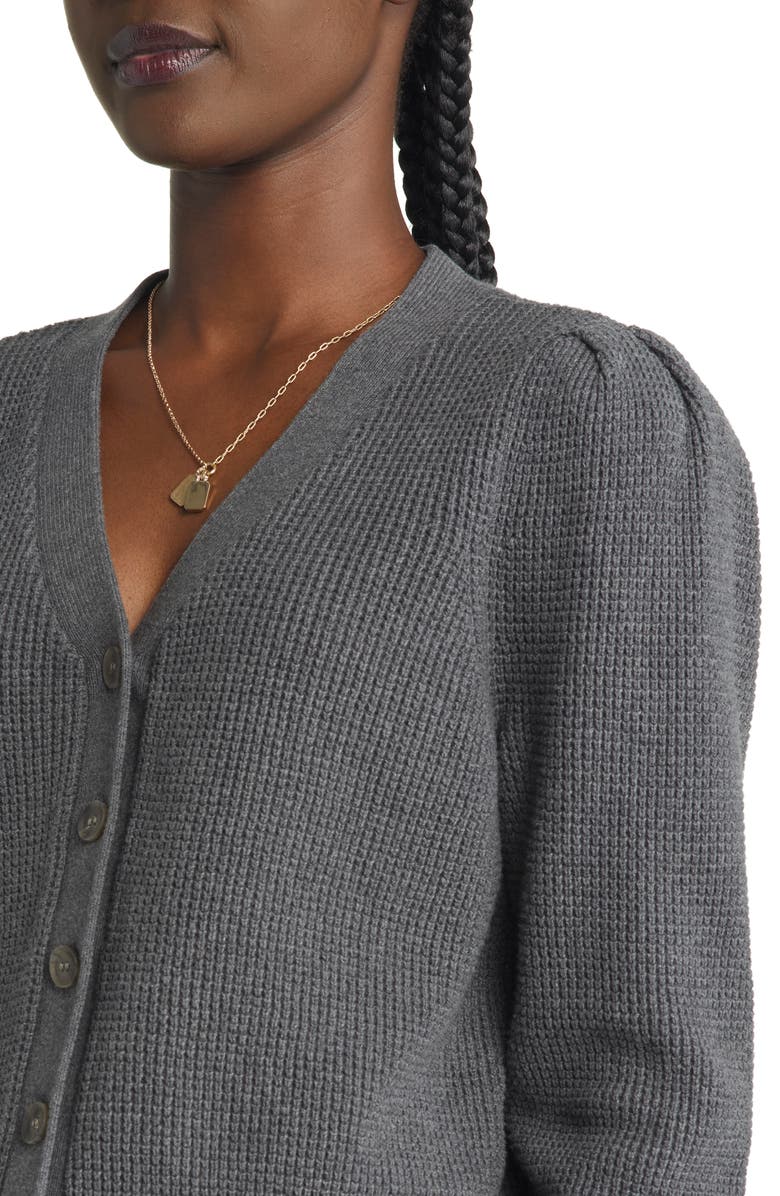 Treasure & Bond Thermal Knit Cotton Cardigan, Alternate, color, 