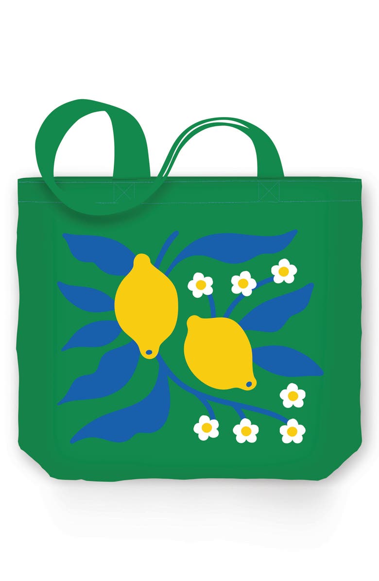 LADY JAYNE Canvas Tote, Main, color, Green Multi