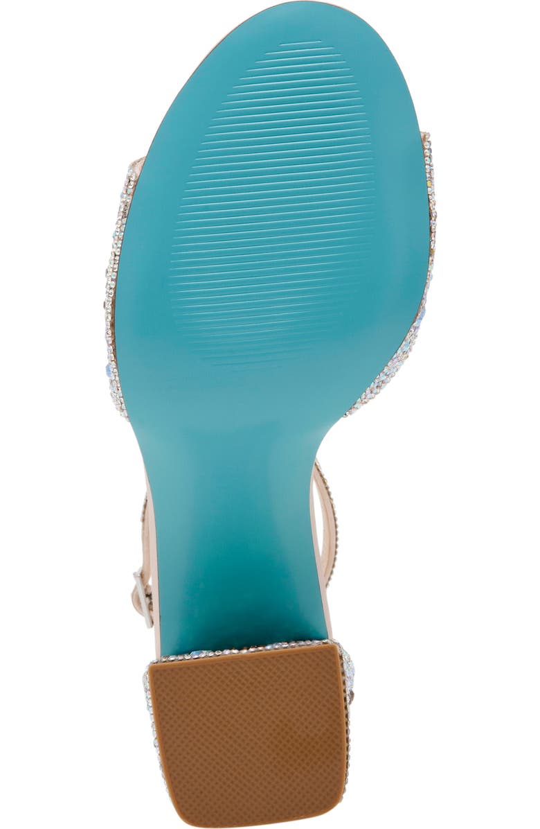 Betsey Johnson Kami Sandal, Alternate, color, Rhinestone