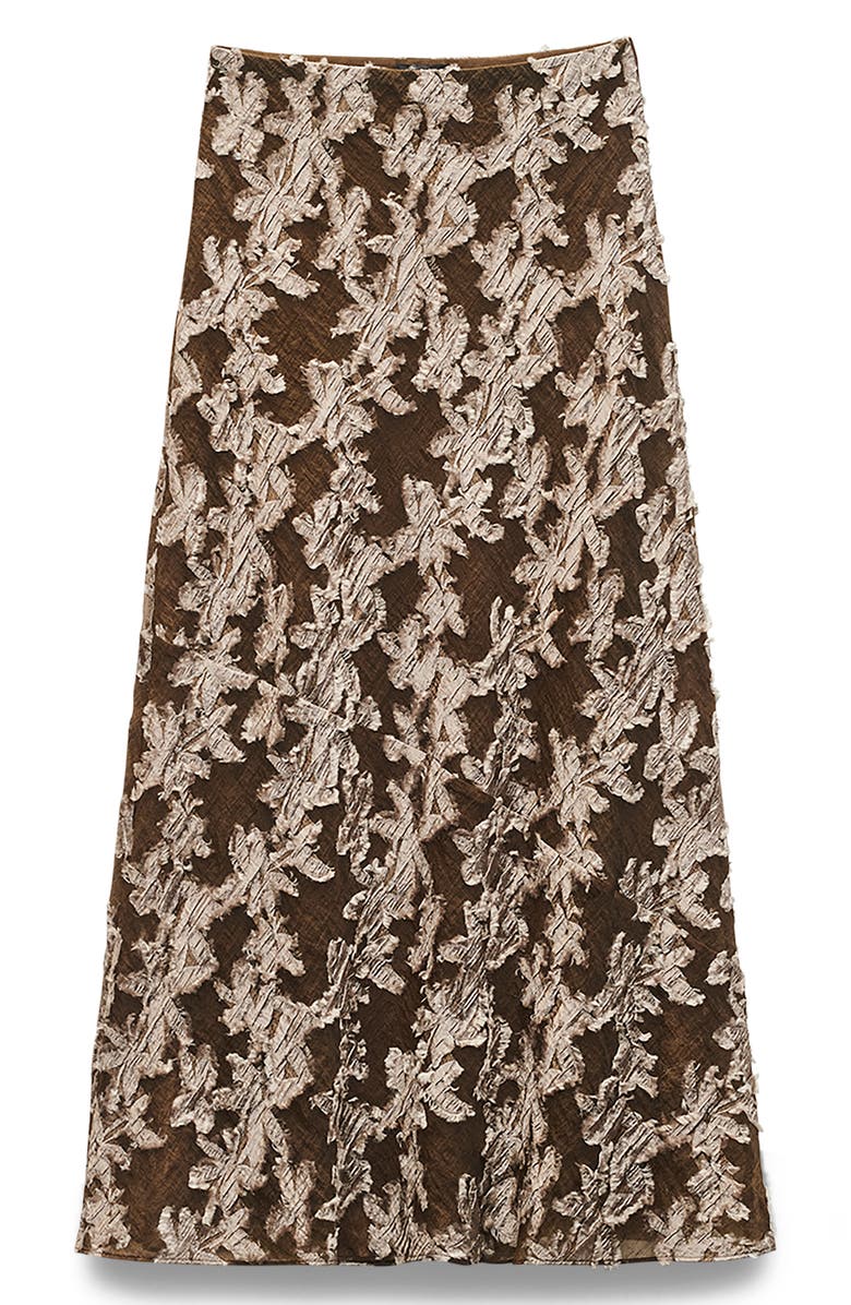 rag & bone Wren Print Maxi A-Line Skirt, Alternate, color, Olive