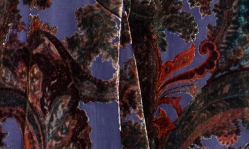 L'agence Luca Burnout Velvet Full Maxi Skirt