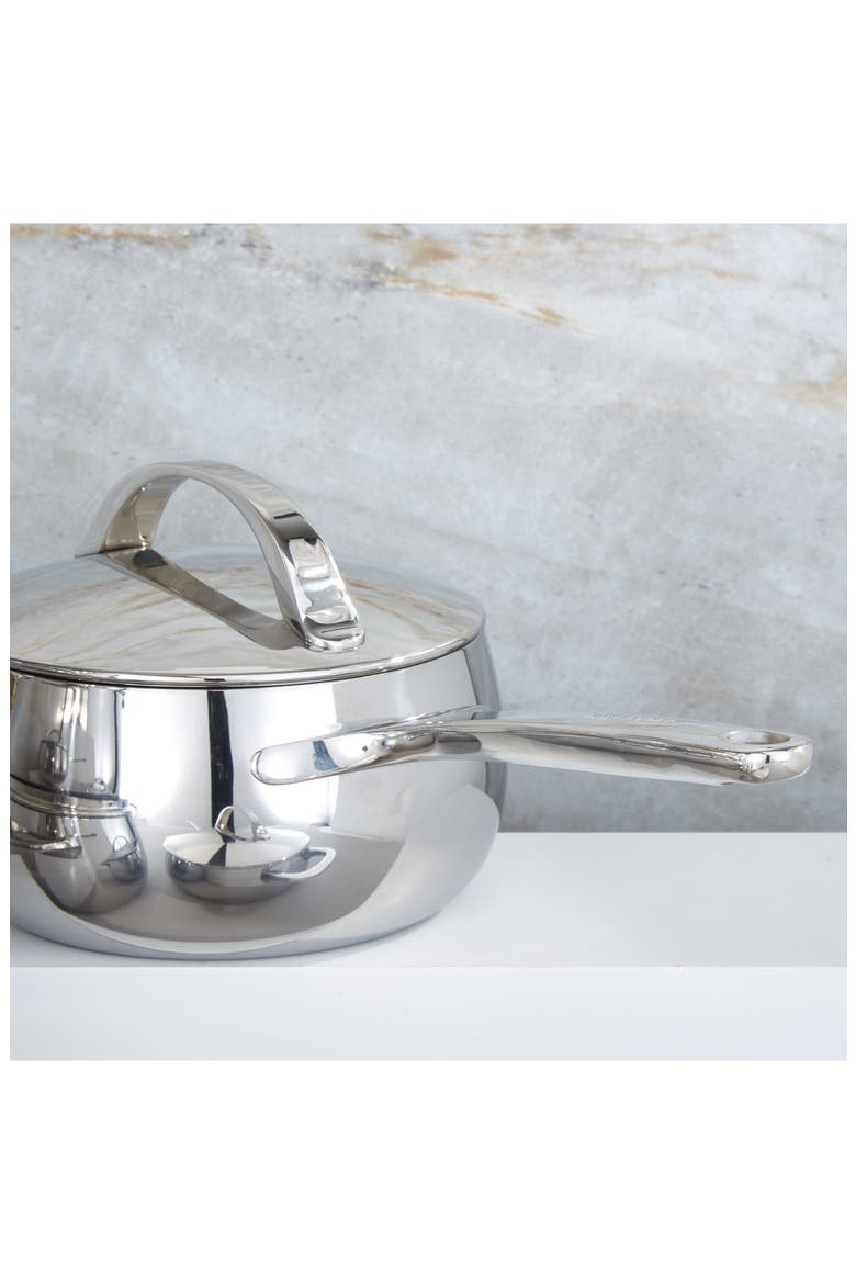 Belly Tri-Ply 10-Piece Stainless Steel Cookware Set, Alternate, color, STELLAR
