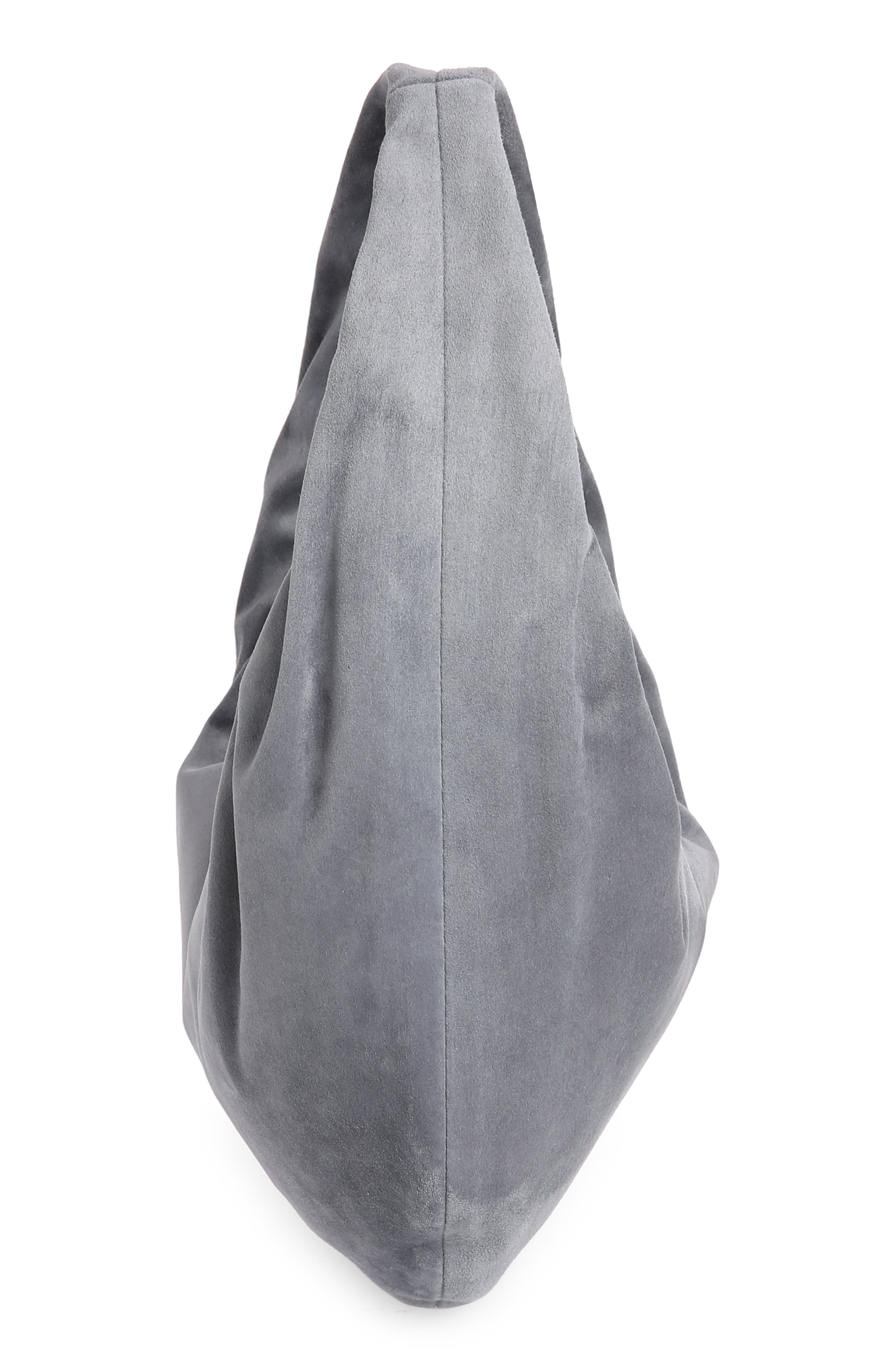 Khaite Medium Olivia Suede Hobo Bag, Alternate, color, 