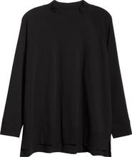 Eileen Fisher Mock Neck Knit Top