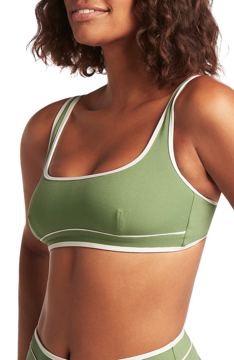 Sea Level Elite Paneled Swim Top, Alternate, color,