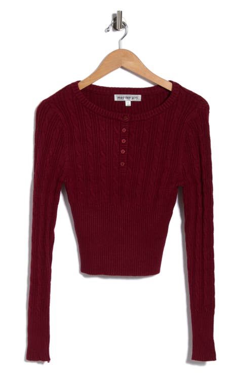 Cable Stitch Henley