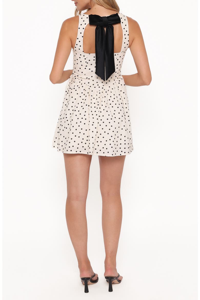 Kansas Polka Dot Minidress, Alternate, color, WHITE POLKA DOT