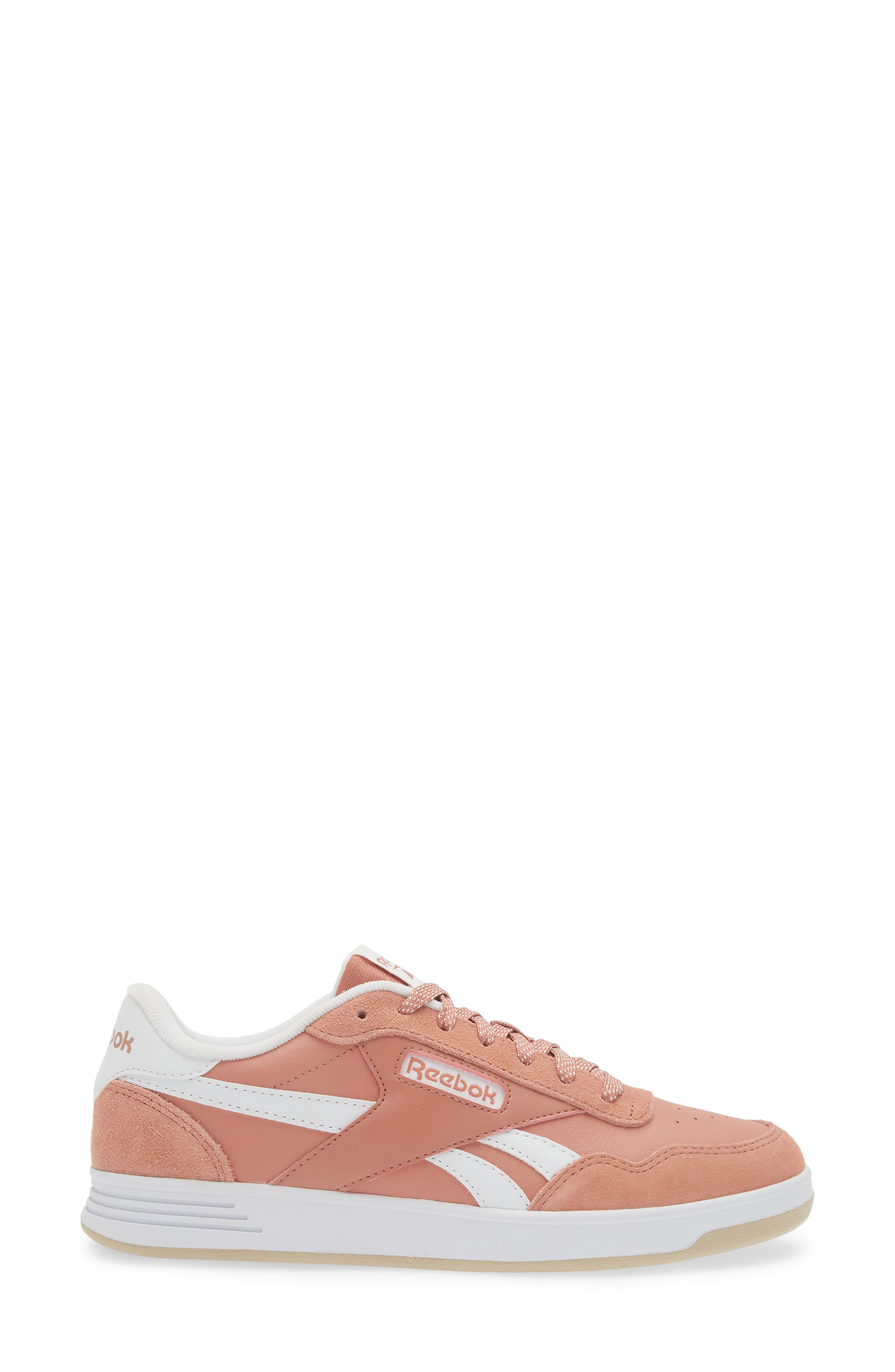 Reebok Court Advance Sneaker, Alternate, color, Pinkclay/ Pinkclay/ White