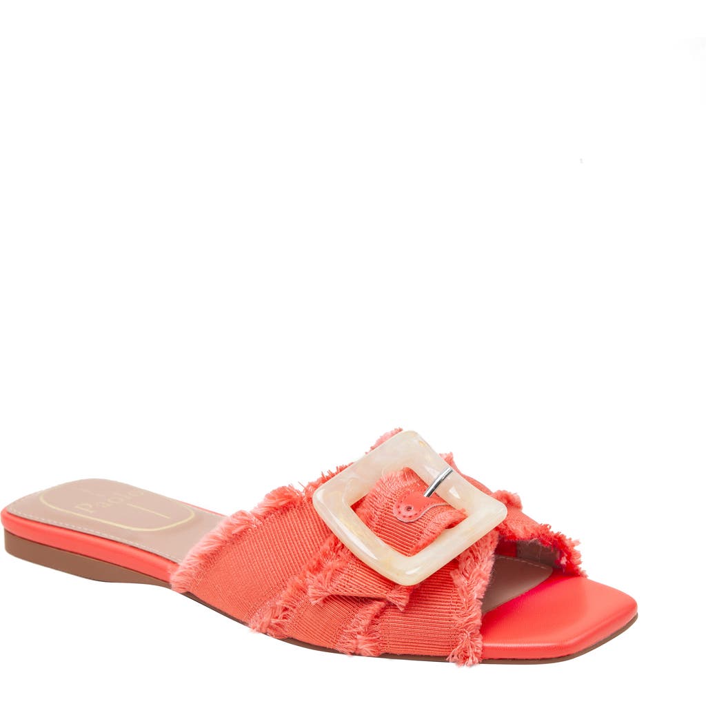 Shop Linea Paolo Lottie Slide Sandal In Pink Coral