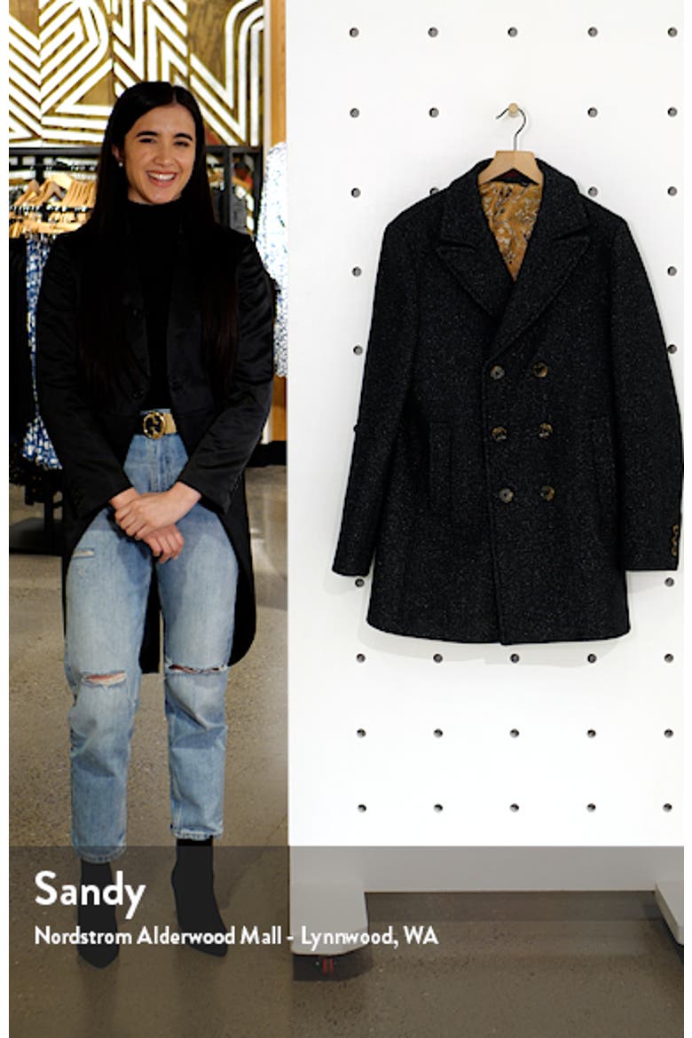 Loch Herringbone Peacoat video