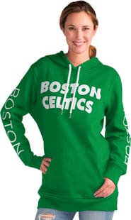 G-III 4HER BY CARL BANKS Women's G-III 4Her by Carl Banks Kelly Green Boston Celtics Base Coach Pullover Hoodie