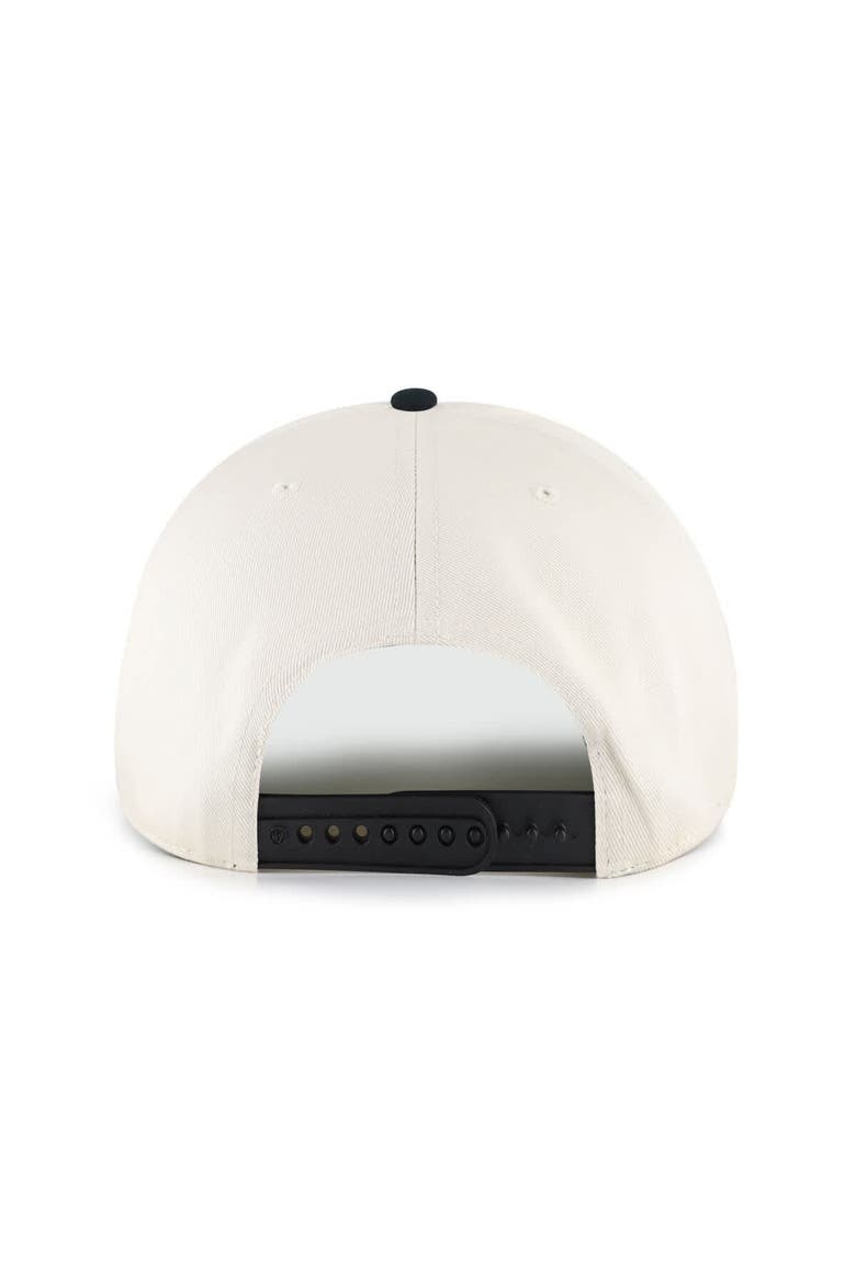 Men's '47  Natural Pittsburgh Steelers Frame Out Two Tone Hitch Adjustable Hat, Alternate, color, Natural
