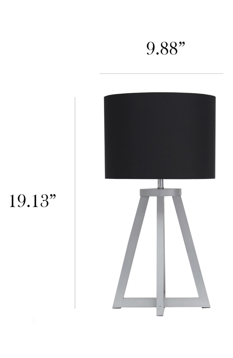 LALIA HOME Triangular Base Table Lamp, Alternate, color,