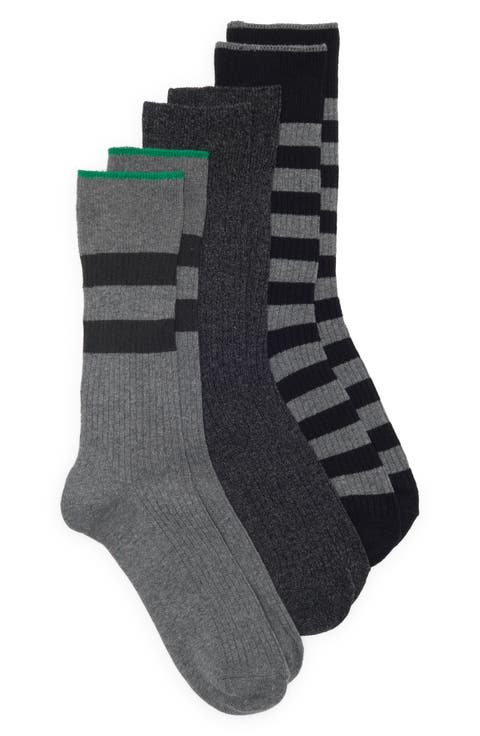 Assorted 3-Pack Crew Socks