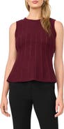 Halogen® Sleeveless Peplum Top