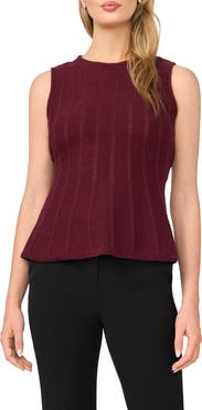 Halogen® Sleeveless Peplum Top