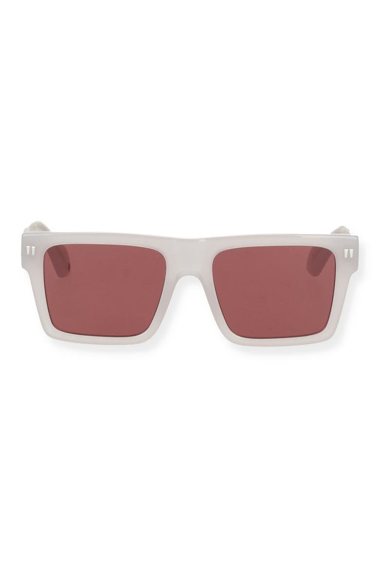 Lawton 54mm Square Sunglasses, Main, color, LIGHT GREY BURGUNDY