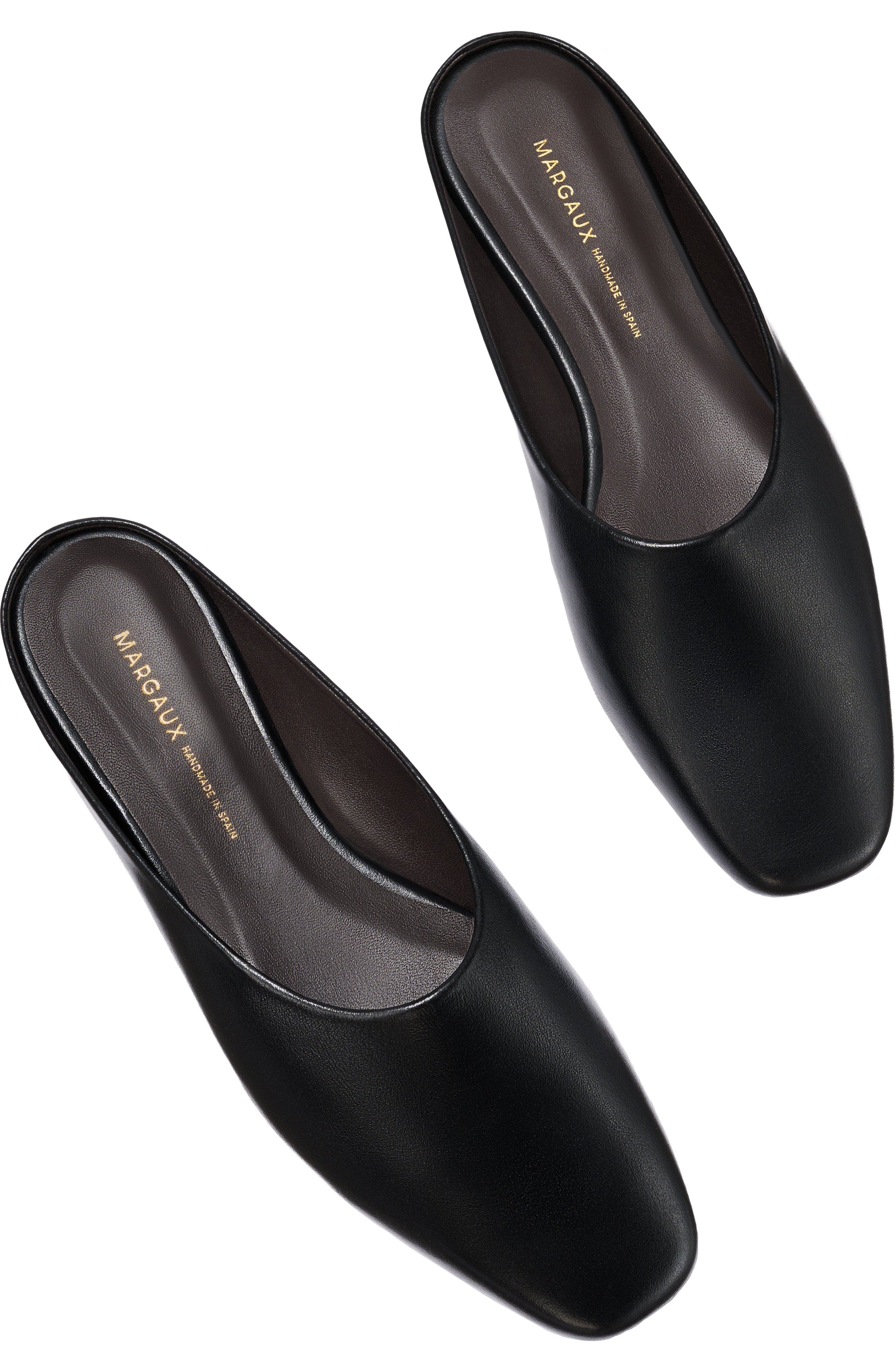 The Clara Mules, Alternate, color, Black Calf