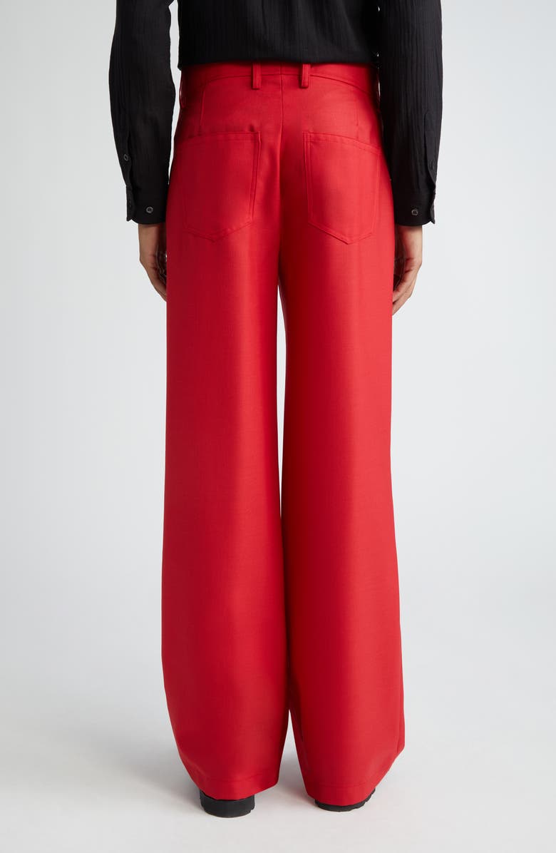Séfr Jiro Wide Leg Twill Trousers, Alternate, color, 
