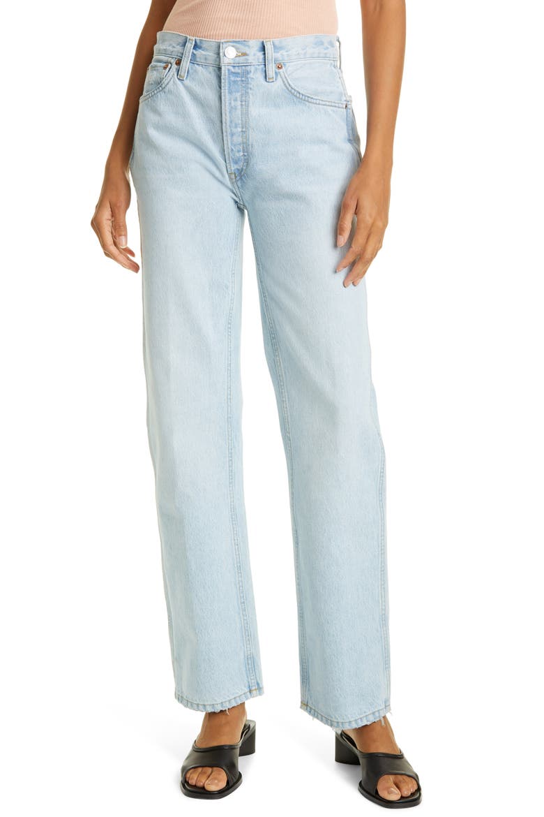 '90s High Rise Loose Fit Jeans, Main, color, PERFECT LIGHT INDIGO